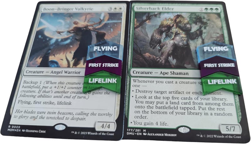 Futhark 72 Color Coded MTG Keyword Counters for Magic The Gathering TCG Card Game Accessories Tokens - Extended Edition with 72 Pieces and Organizer Case - Image 3